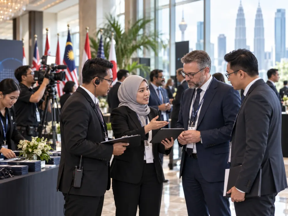 International delegation coordination